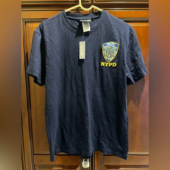 New York Police Department NYPD Adult Short Sleeve T Shirt - M - Picture 1 of 7